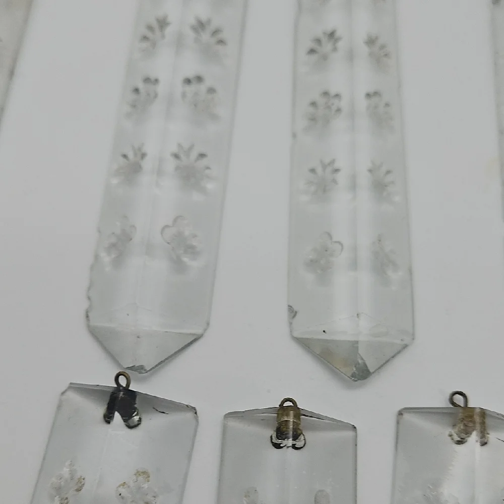 Clear Glass Crystal Prism Set